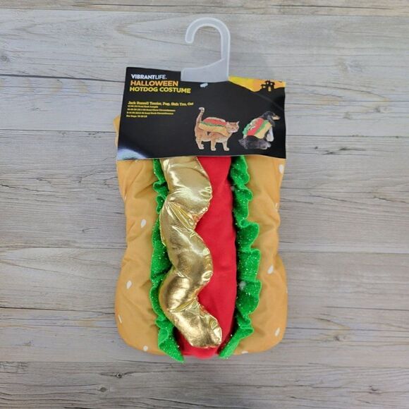 Vibrant Life Hot Dog Dog Costume Sz XS - Picture 2 of 6
